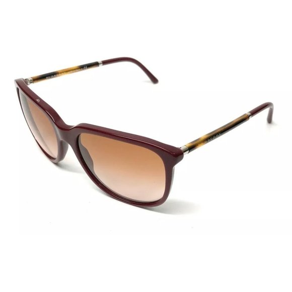 Burberry Women's Burgundy Sunglasses! - Picture 1 of 3